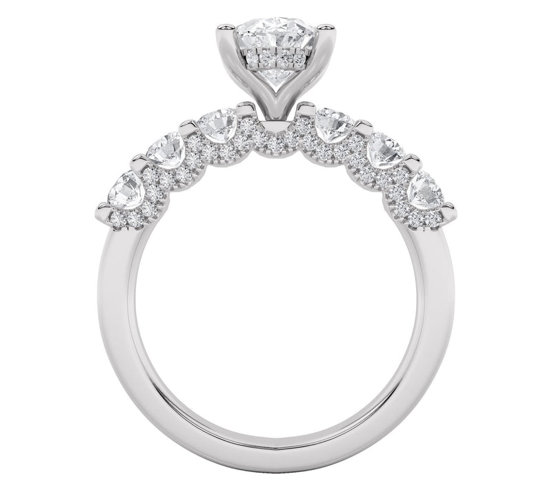 Fire Light 2.50 cttw Lab Grown Diamond Ring, 14 K Gold — View 3