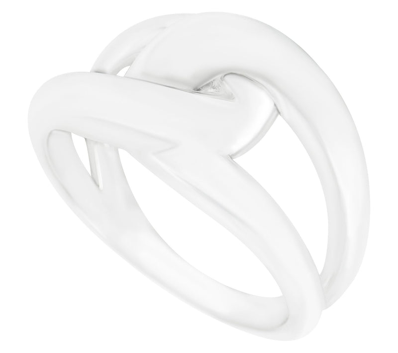 Sterling Silver Twist of Fate Ring — View 2