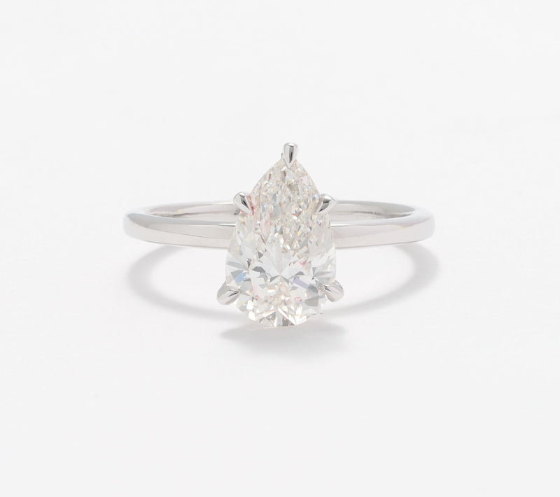 Fire Light Lab Grown Diamond Hidden Halo 2.00 cttw Ring, 14K White — View 12