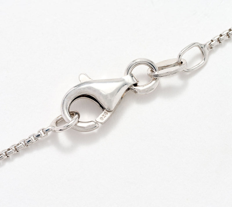 Or Paz Sterling Silver Pear Gemstone Pendant Necklace — View 5