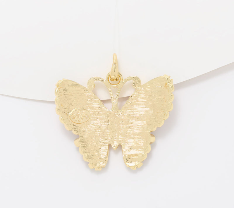 Kirks Folly Fantasia Butterfly Open Ring Charm — View 2