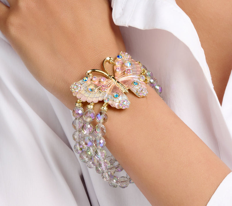 Kirks Folly Fantasia Butterfly Stretch Bracelet — View 4