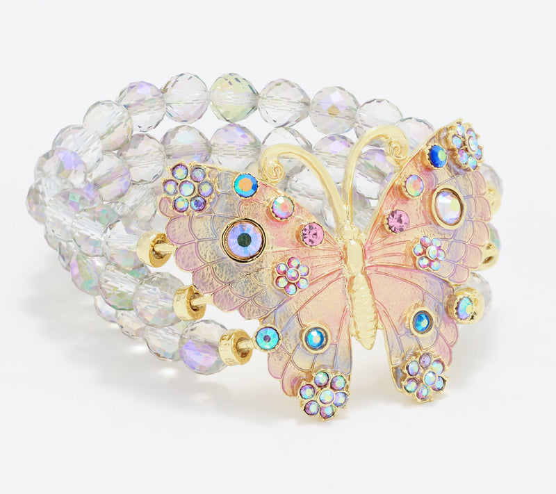 Kirks Folly Fantasia Butterfly Stretch Bracelet — View 6