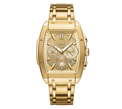 JBW Men's Echelon Automatic 18K Plated DiamondAccent Watch