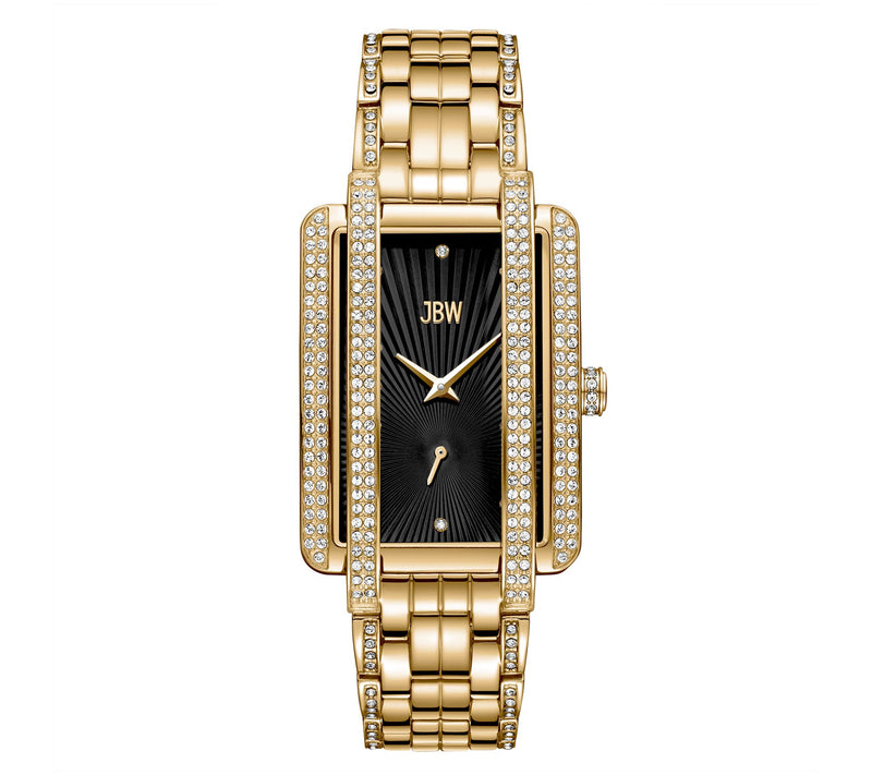 JBW Women's Mink Automatic 18K Gold Plated Diamond Watch — View 3