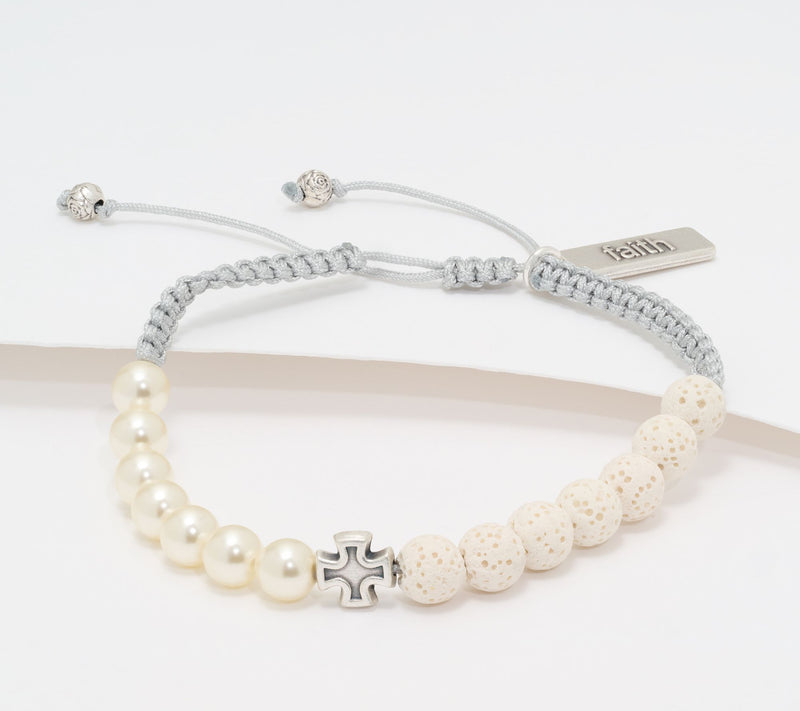 My Saint My Hero Perfectly Imperfect Pearl Bracelet — View 5