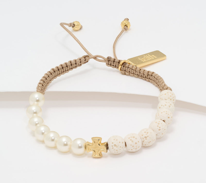 My Saint My Hero Perfectly Imperfect Pearl Bracelet — View 6