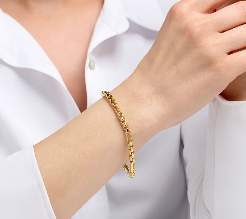 Christian James by Scott Grimes 14K Clad 5mm 7x1 Luciano Bracelet, 14.8g — View 7