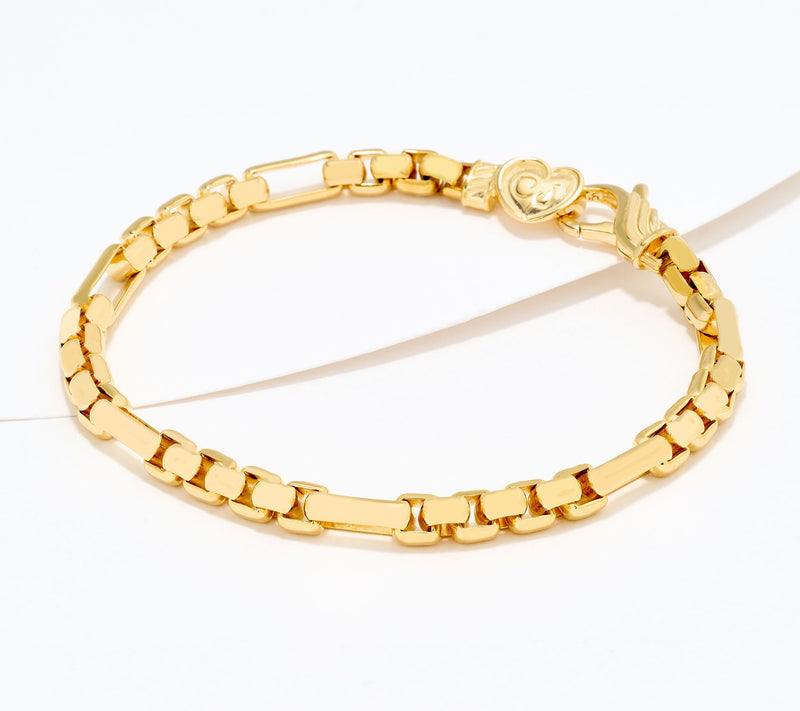 Christian James by Scott Grimes 14K Clad 5mm 7x1 Luciano Bracelet, 14.8g — Main view