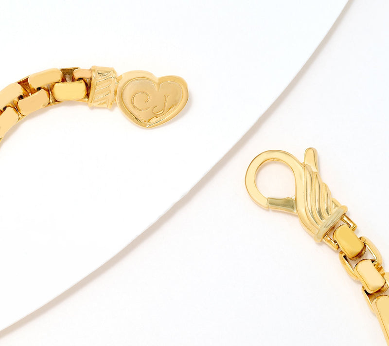 Christian James by Scott Grimes 14K Clad 5mm 7x1 Luciano Bracelet, 14.8g — View 2