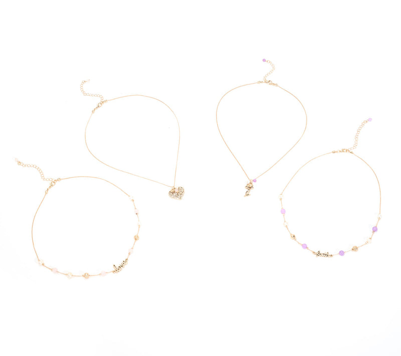 Zorbitz Set of 2 Lava Bead Inspirational Necklaces — View 8