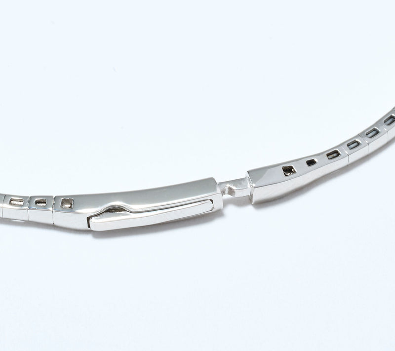 Affinity Diamonds 1.00 cttw Multi Shape Bangle, Platinum — View 3