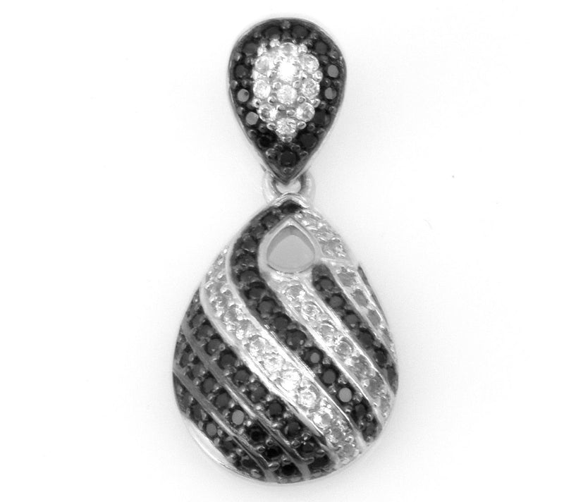 Affinity Gems White Topaz & Spinel Pendant, Sterling Silver — View 7
