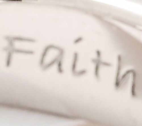 Christian James by Scott Grimes Sterling Silver Ripple Message Band Ring — View 4