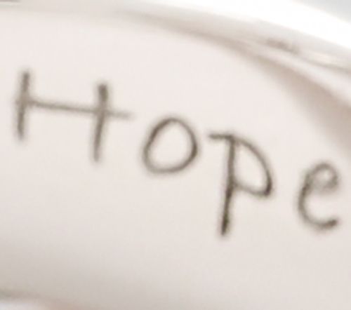 Christian James by Scott Grimes Sterling Silver Ripple Message Band Ring — View 5