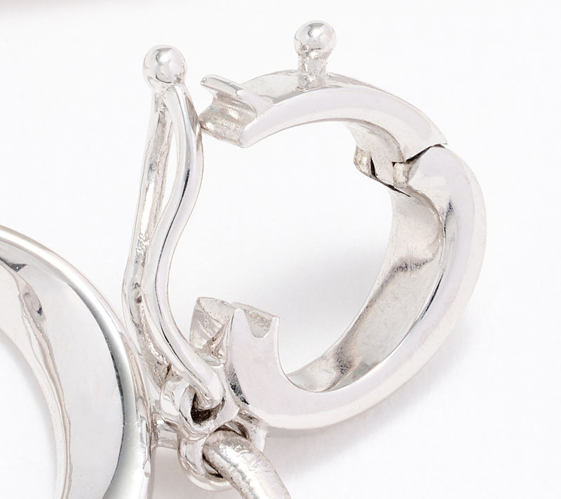 Christian James by Scott Grimes Sterling 1-1/2" Ripple Heart Enhancer 3.5g — View 2