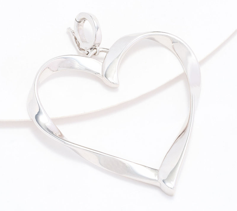 Christian James by Scott Grimes Sterling 2" Ripple Heart Enhancer, 7.3g — Main view