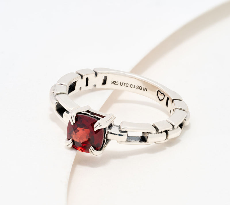 Christian James by Scott Grimes Sterling Silver Luciano Gemstone Ring — View 5