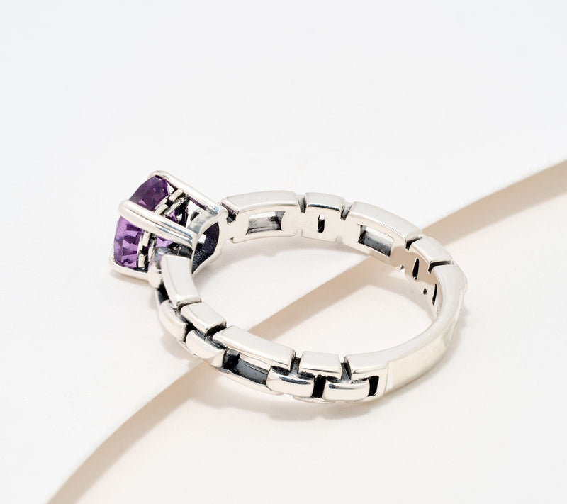 Christian James by Scott Grimes Sterling Silver Luciano Gemstone Ring — View 10