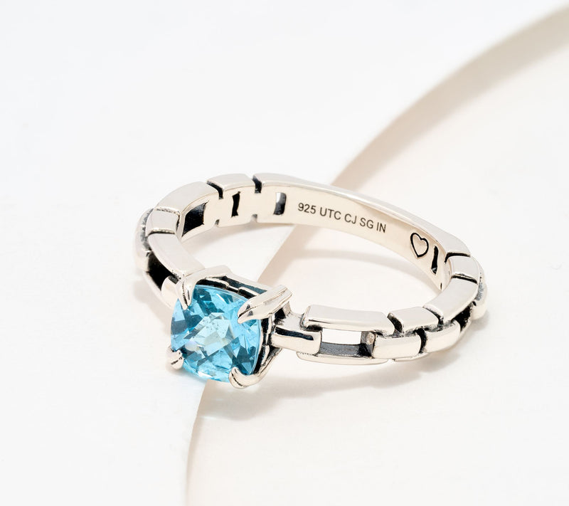Christian James by Scott Grimes Sterling Silver Luciano Gemstone Ring — Main view