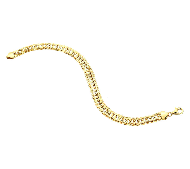 Adorna 14K Gold Twisted Curb Link Bracelet — Main view