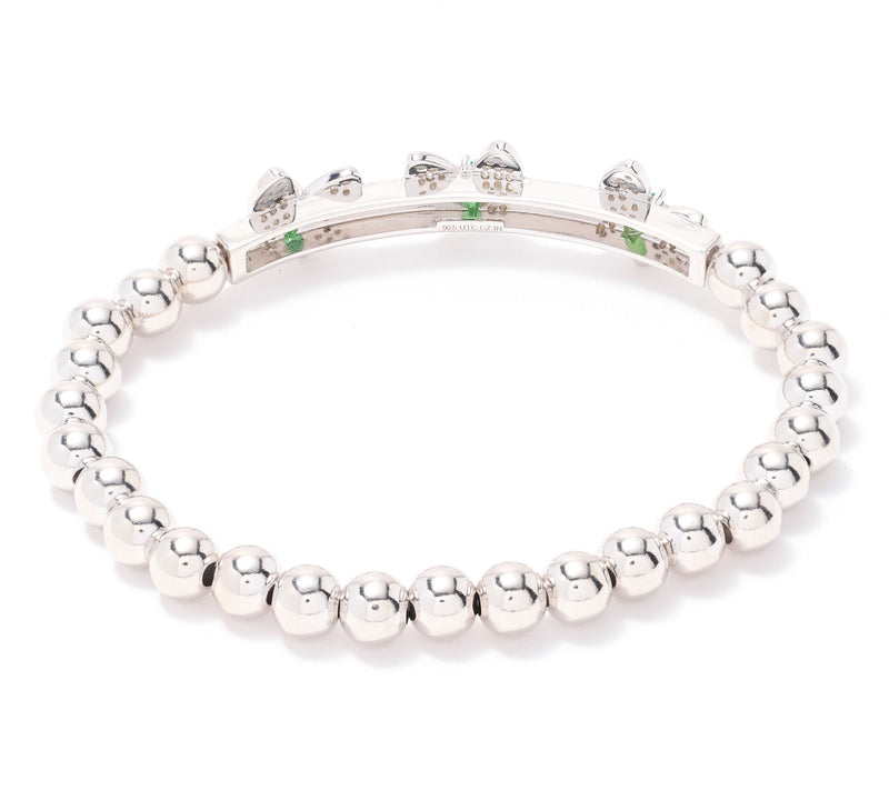 Diamonique x Kathy Levine Flutter By Stretch Bracelet, Sterl — View 8