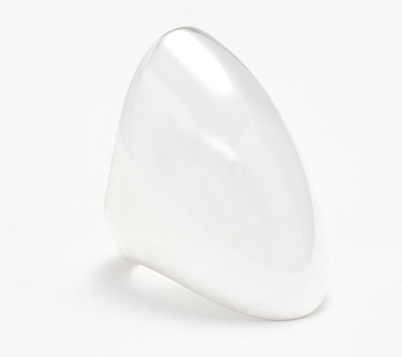 UltraFine 950 Silver Bold Statement Ring — View 12