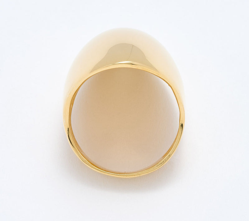 UltraFine 950 Silver Bold Statement Ring — View 2