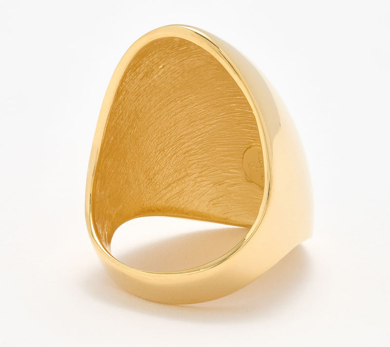 UltraFine 950 Silver Bold Statement Ring — View 4
