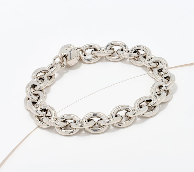 David Markstein Bronze Status Magnetic Rolo Bracelet — View 18