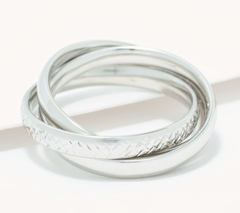 David Markstein 14K Gold Couture Rolling Ring — View 8