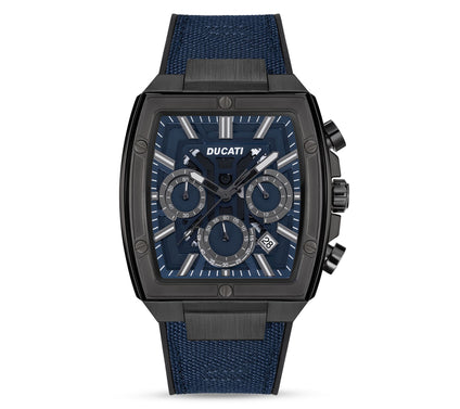 Ducati Corse Men's Stainless Steel Blue Dress Sport Watch