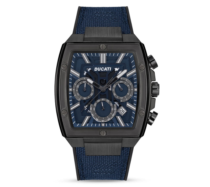 Ducati Corse Men's Stainless Steel Blue Dress Sport Watch — Main view
