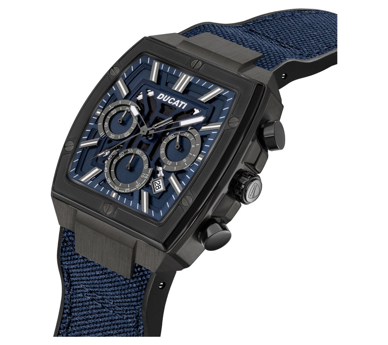 Ducati Corse Men's Stainless Steel Blue Dress Sport Watch — View 2