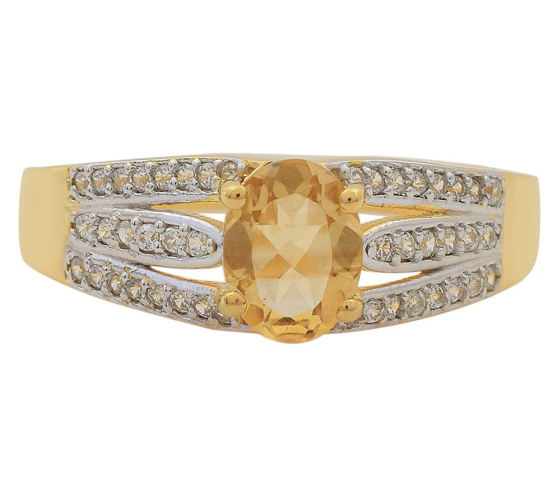 Affinity Gems Multi-Gemstone Ring, 14K Gold Plated — View 2