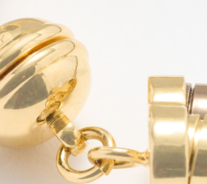 David Markstein Bronze Three Strand Magnetic Tubogas Necklace — View 16