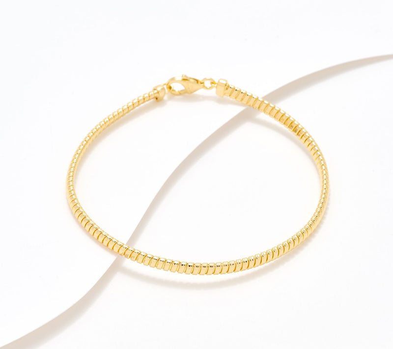 David Markstein Bronze Flexible 4mm Tubogas Anklet — Main view