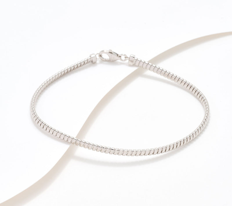David Markstein Bronze Flexible 4mm Tubogas Anklet — View 10