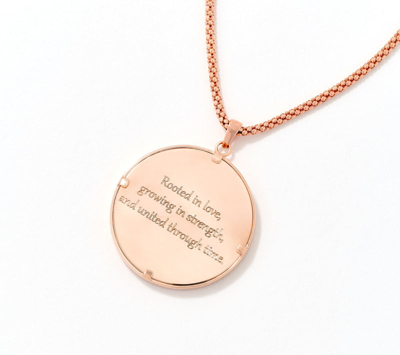 David Markstein Bronze Premiere Tree of Life Pendant with Chain — View 3