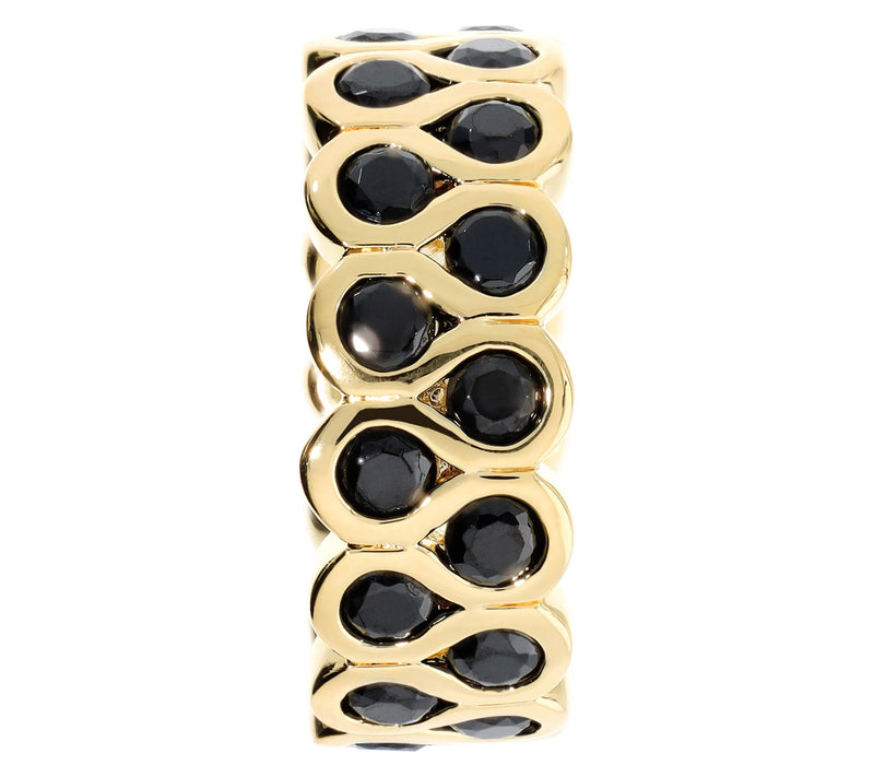 David Markstein Bronze Black Cubic Zirconia Ring — View 2