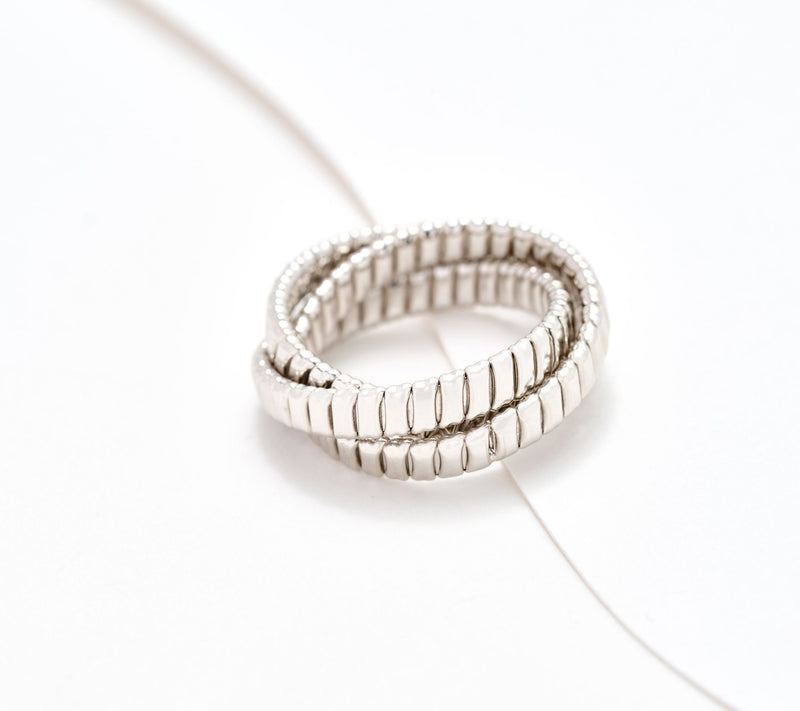 David Markstein Bronze Triple Tubogas Rolling Ring — View 9