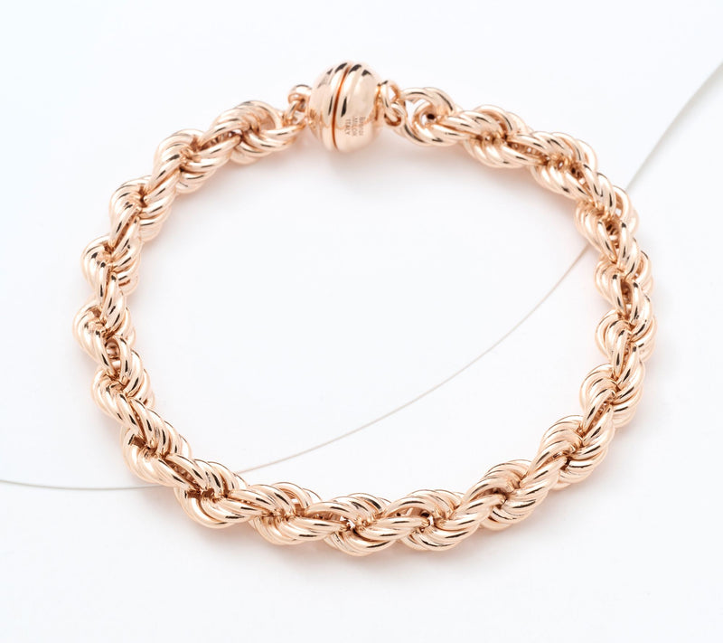David Markstein Bronze Premium Rope Bracelet with Magnetic Clasp — View 11