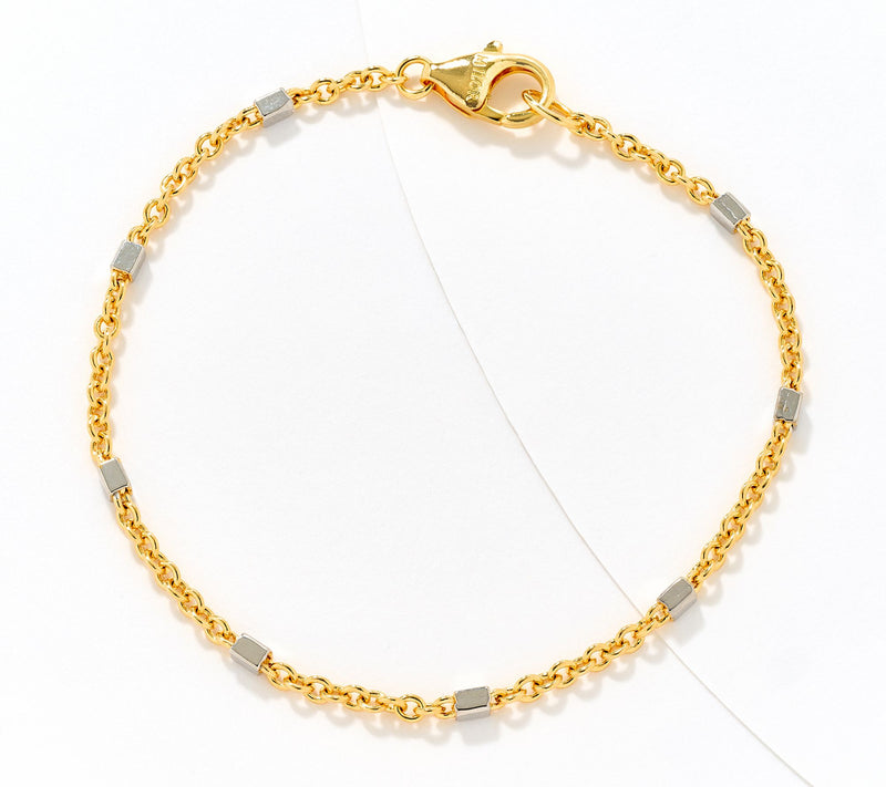 David Markstein Bronze Premiere Luxe Cube Station Bracelet — View 13