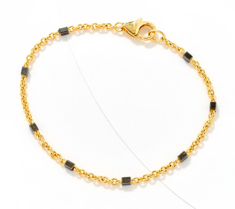 David Markstein Bronze Premiere Luxe Cube Station Bracelet — View 15