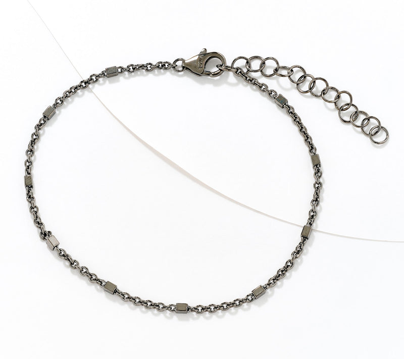 David Markstein Bronze Premiere Luxe Cube Station Anklet — View 21