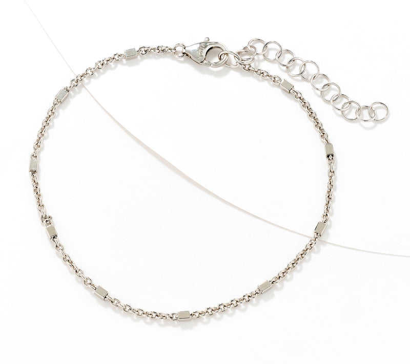 David Markstein Bronze Premiere Luxe Cube Station Anklet — View 9