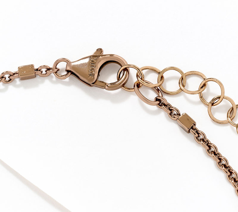 David Markstein Bronze Premiere Luxe Cube Station Anklet — View 22