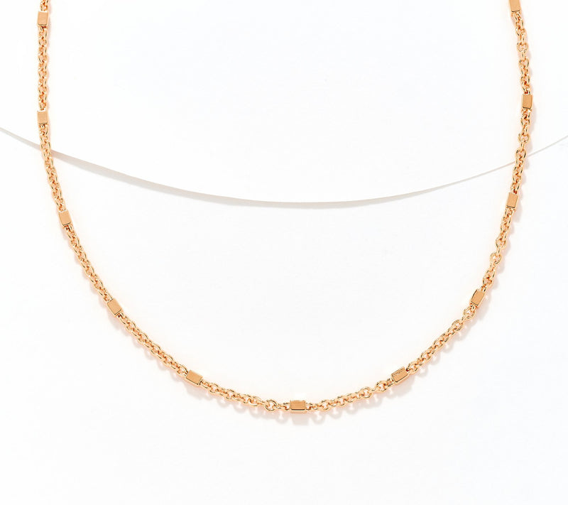 David Markstein Bronze Premiere Luxe Cube 18" + 2" Necklace — View 21