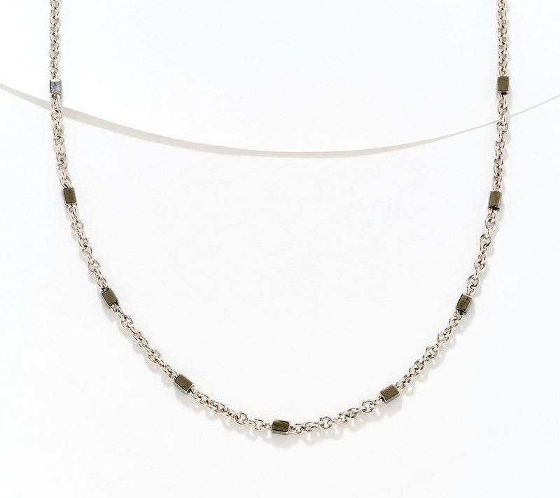 David Markstein Bronze Premiere Luxe Cube 18" + 2" Necklace — View 19