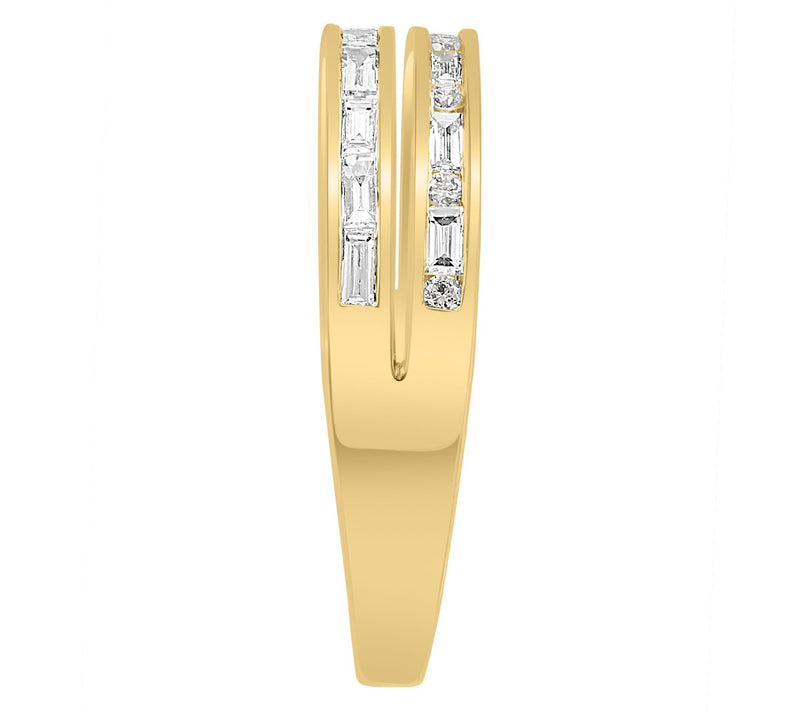 Effy 0.45 cttw Diamond Band Ring, 14K Gold — View 3